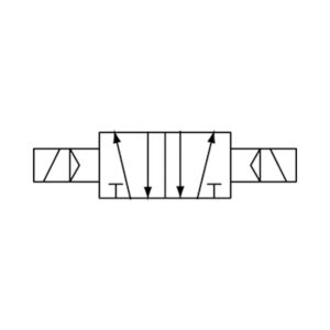 5/2-Wegeventil, elektropneumatisch, »4V«, bistabil, M5, 24 V DC