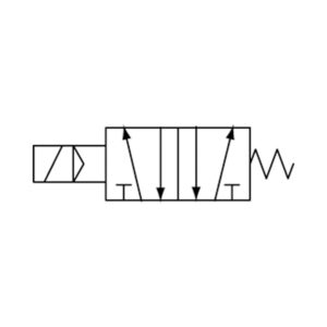 5/2-Wegeventil, elektropneumatisch, »4V«, monostabil, M5, 24 V DC