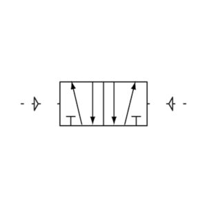 5/2-Wegeventil, pneumatisch, »4A«, bistabil, M5