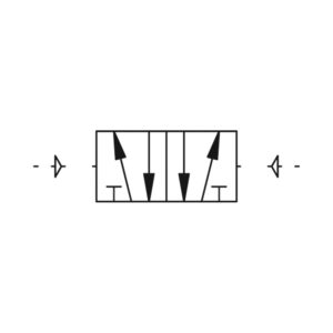 5/2-Wegeventil, beidseitig pneumatisch, bistabil, G 1/4, DN 7,5