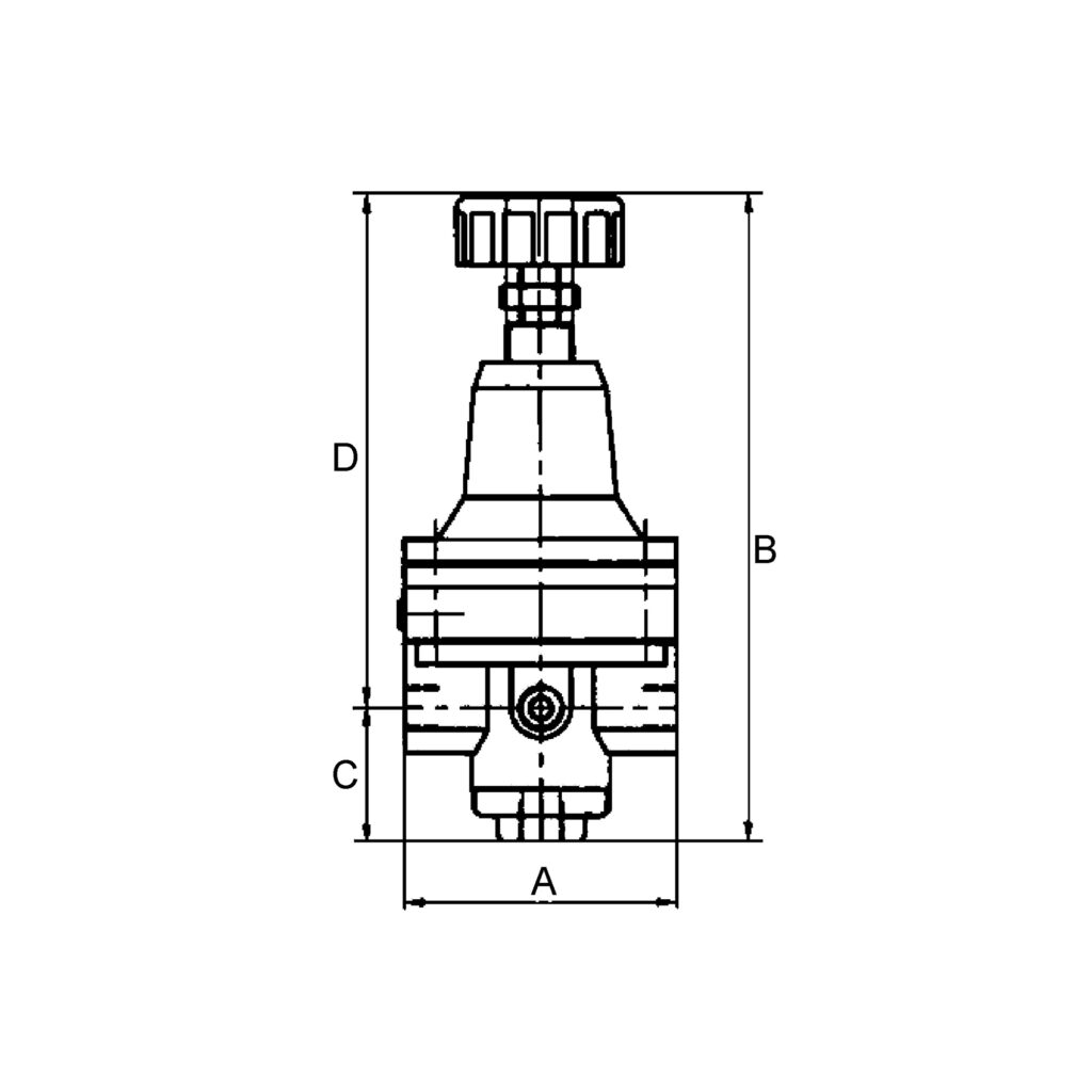Präzisions-Steuerluftregler (Feedback-Regler), G 1/4, 0,2 - 7 bar