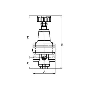 Präzisions-Steuerluftregler (Feedback-Regler), G 1/4, 0,2 - 7 bar