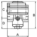 Präzisionsdruckregler, pneum. ferngesteuert, G 1/2, 0,05 - 7 bar