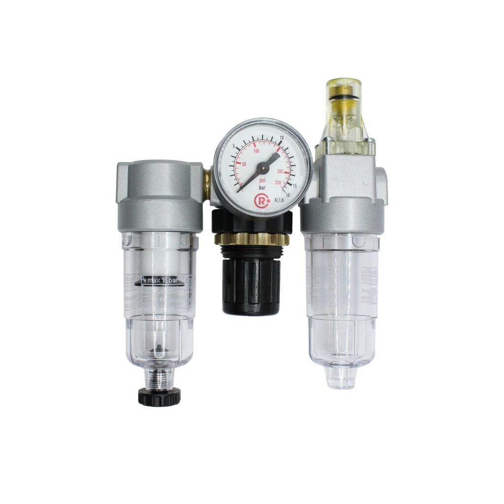 Wartungseinheit 3-tlg. »Standard-mini«, PC-Behälter, BG 0, G 1/8