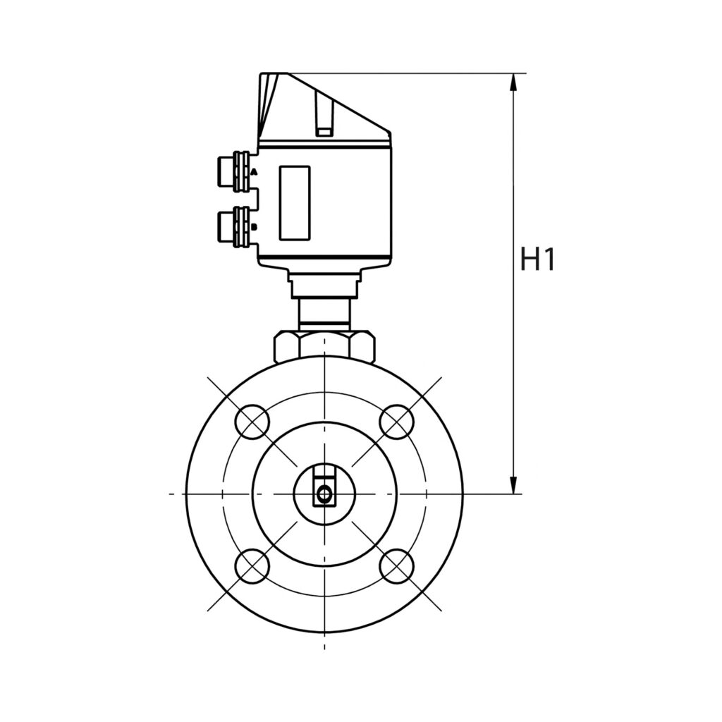 Durchflussmengenmesser, DN 15, FL 15, 0,2 - 90 m³/h