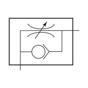 Drosselrückschlagventil, Abluftdrosselung (C) M5 i., M5