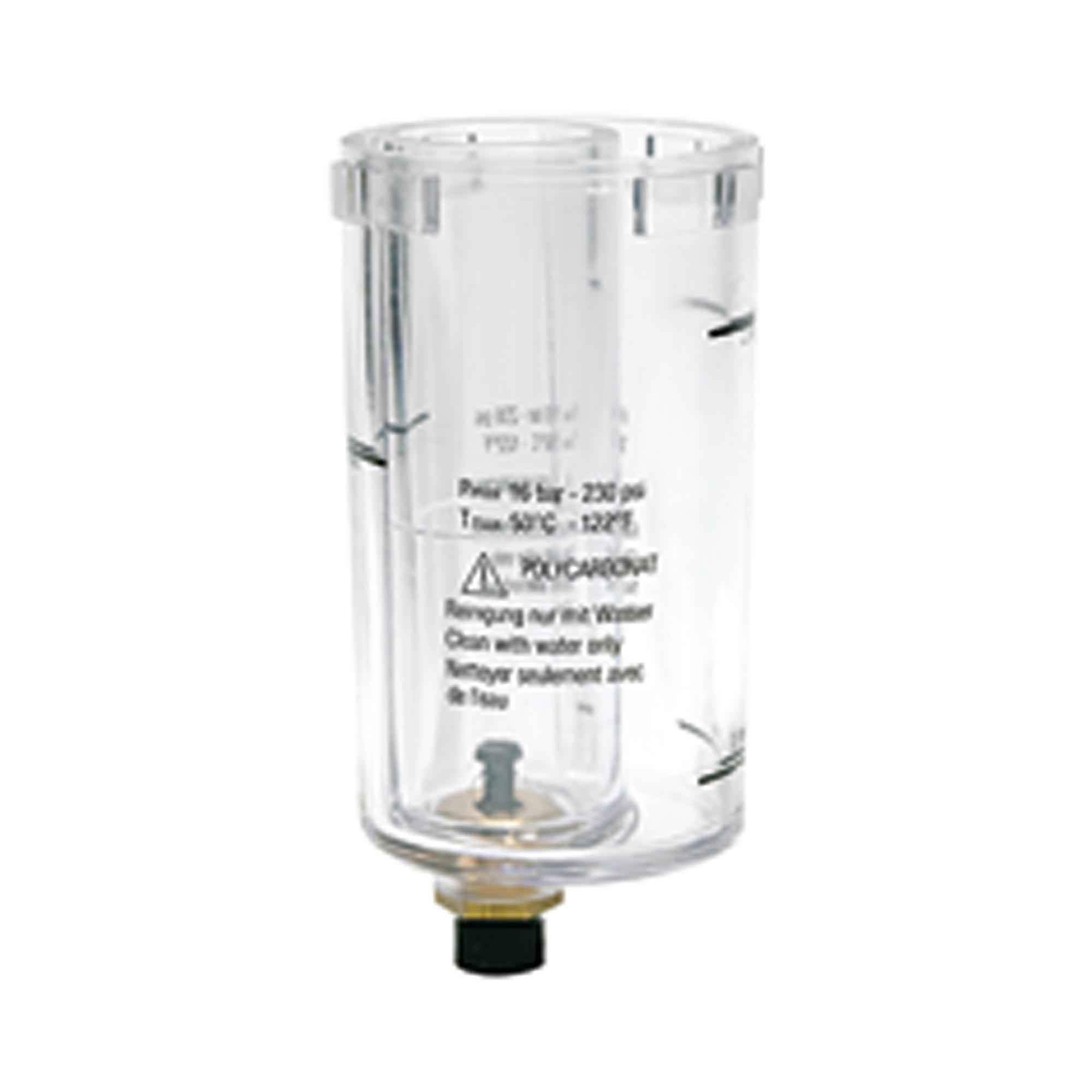 Kunststoffbehälter mit Ablassventil und O-Ring, für Kombi-WE, BG1