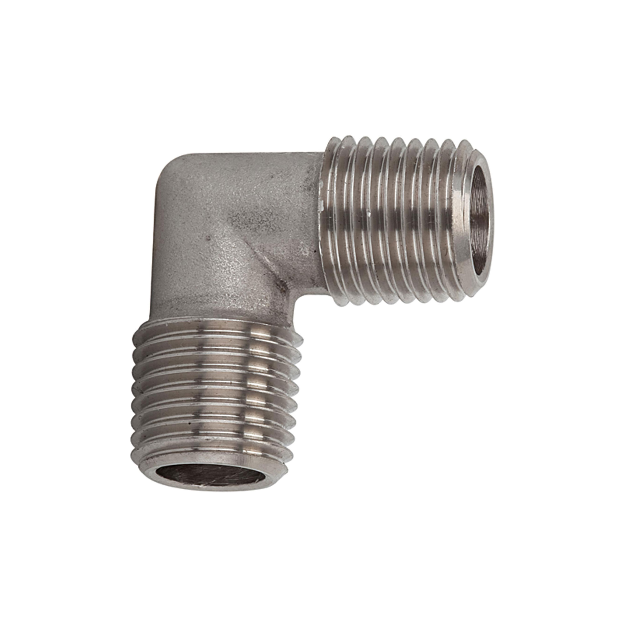 Winkelstück, außen/außen, R 1/8, Edelstahl 1.4404