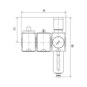 Wartungsstation SAFETY »FUTURA«, KH-AV-FR, HA, BG 1, G 1/4, 2,5-8