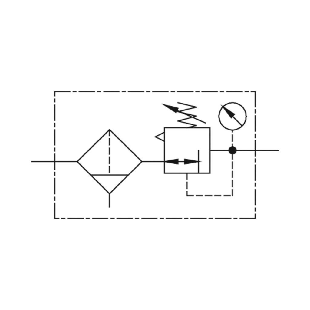 Filterregler »FUTURA«, PC, SK, Mano, BG 1, G 1/4, 0,1-1 bar, HA