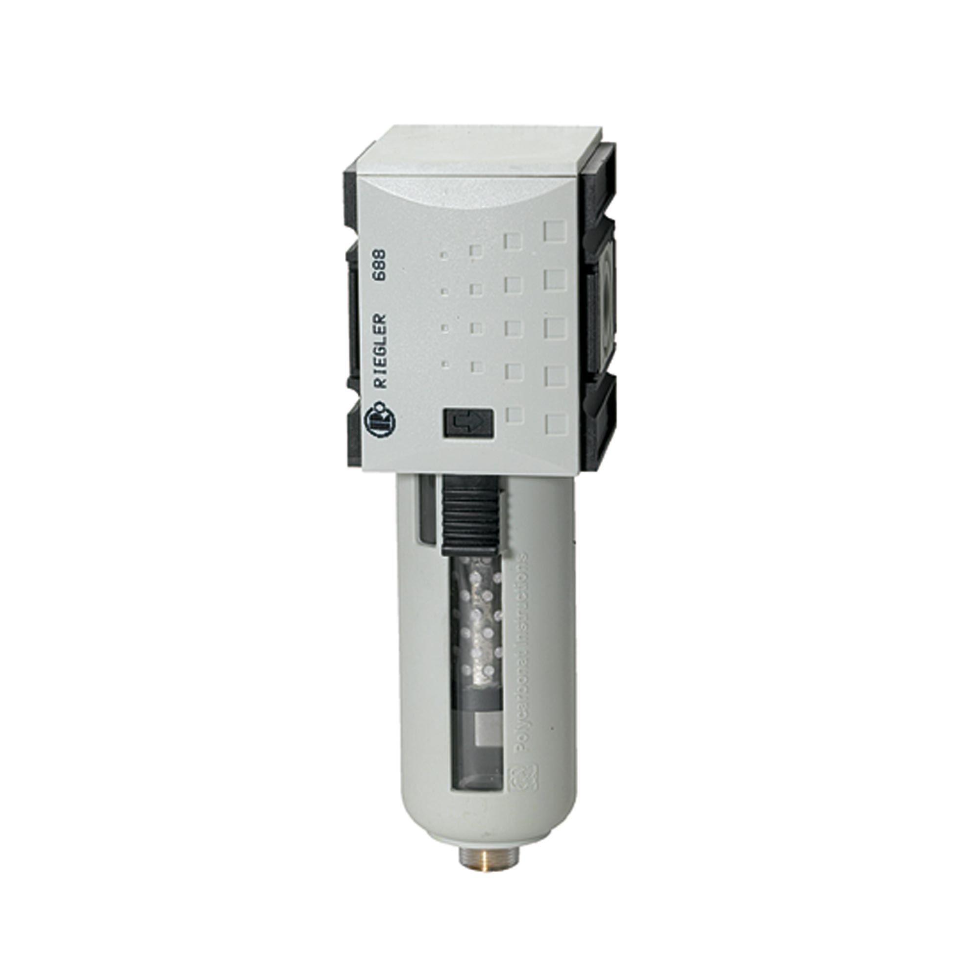 Aktivkohlefilter »FUTURA«, PC-Behälter u. Schutzkorb, BG 1, G 1/4