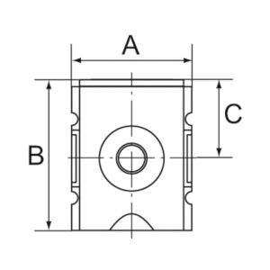 Verteiler »FUTURA-mini«, BG 0, G 1/4, Abgänge 2 x G 1/4