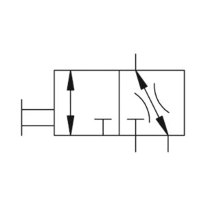 Kugelhahn 3/2-Wege »FUTURA«, abschließbar, BG 1, G 1/4