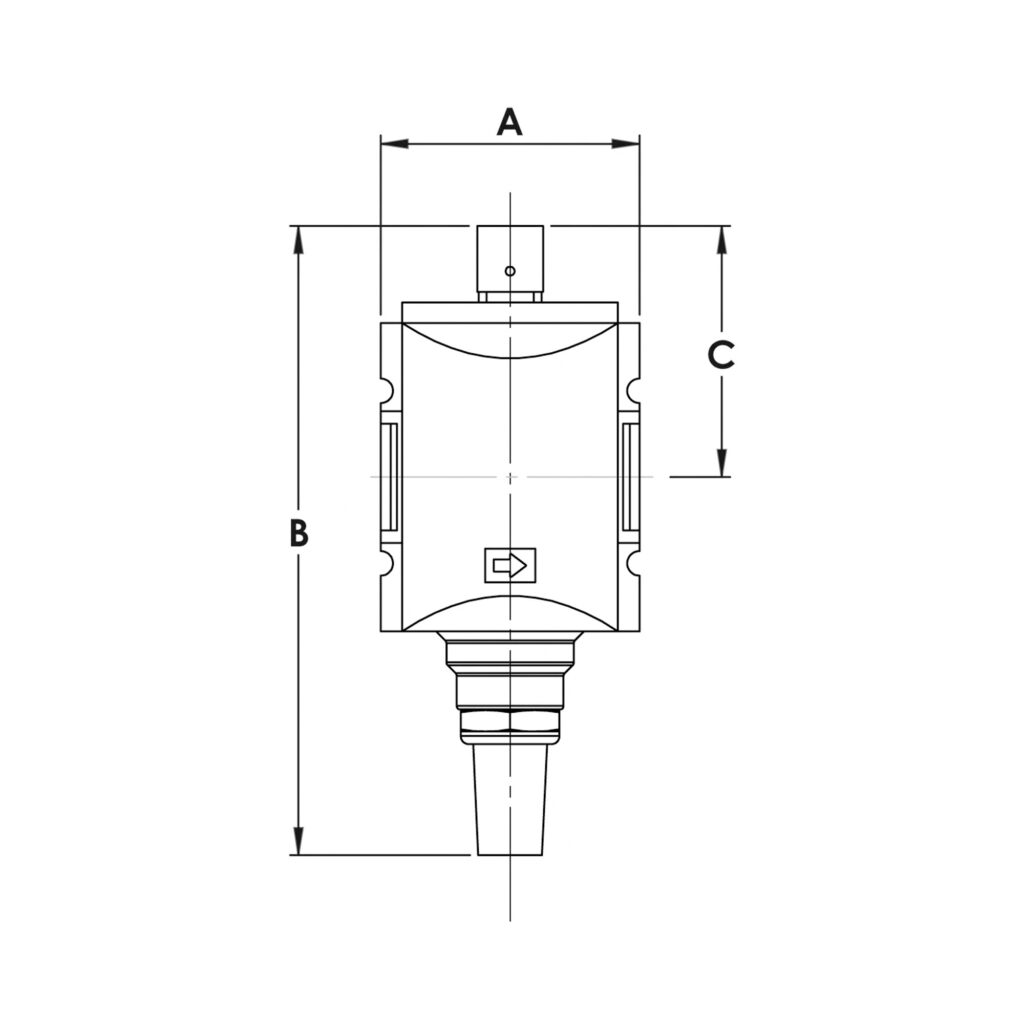 3/2-Wegeventil »FUTURA-mini«, pneumatisch betätigt, BG 0, G 1/4
