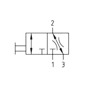 Kugelhahn 3/2-Wege »FUTURA-mini«, abschließbar, BG 0, G 1/4