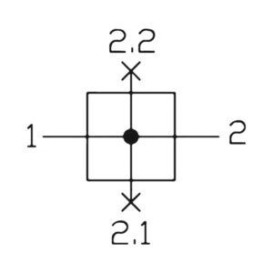 Verteiler »FUTURA-mini«, BG 0, G 1/4, Abgänge 2 x G 1/4
