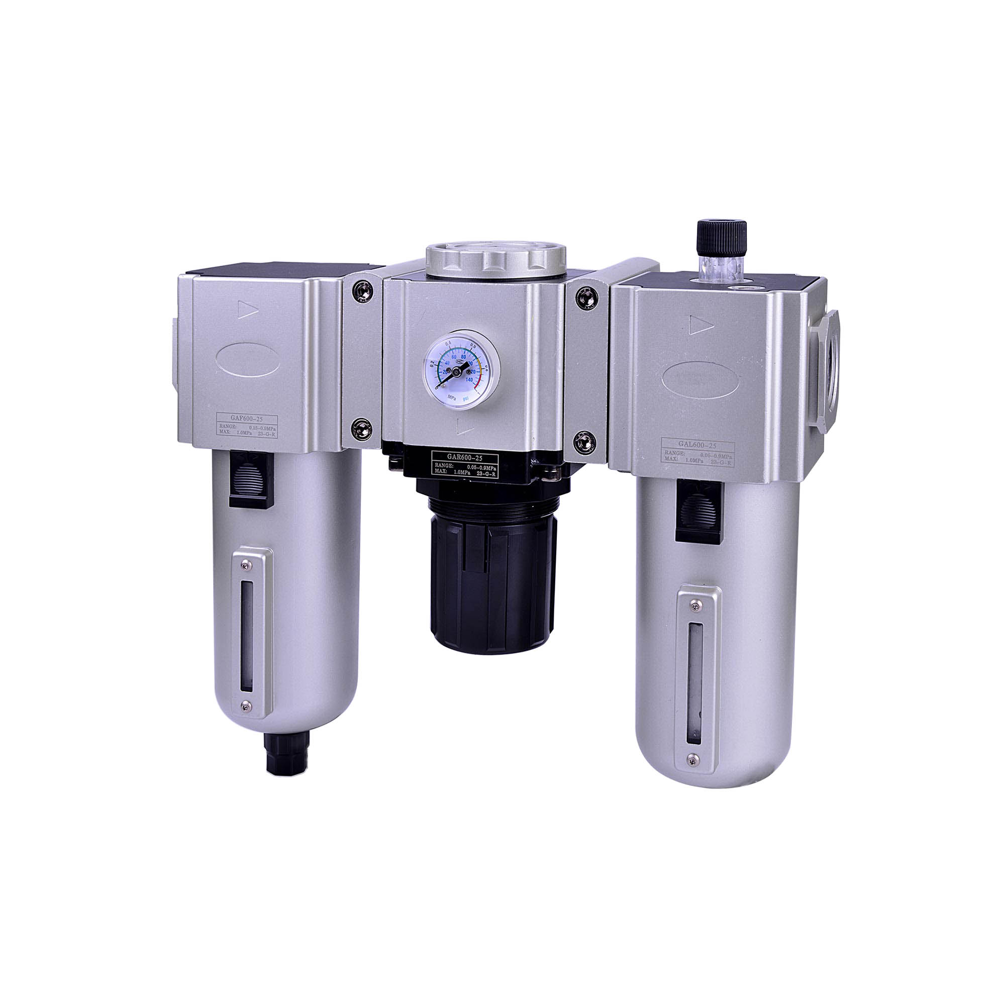 Wartungseinheit 3-tlg. »GA« Metallb., BG 600, G3/4, 1,5-9 bar, HA