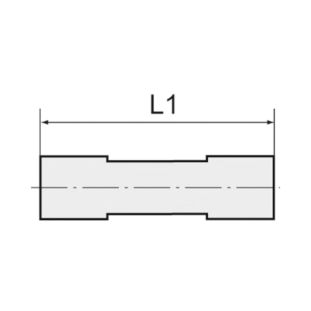 Gerader Verbinder PP, für Schlauch-Außen-Ø 32 mm