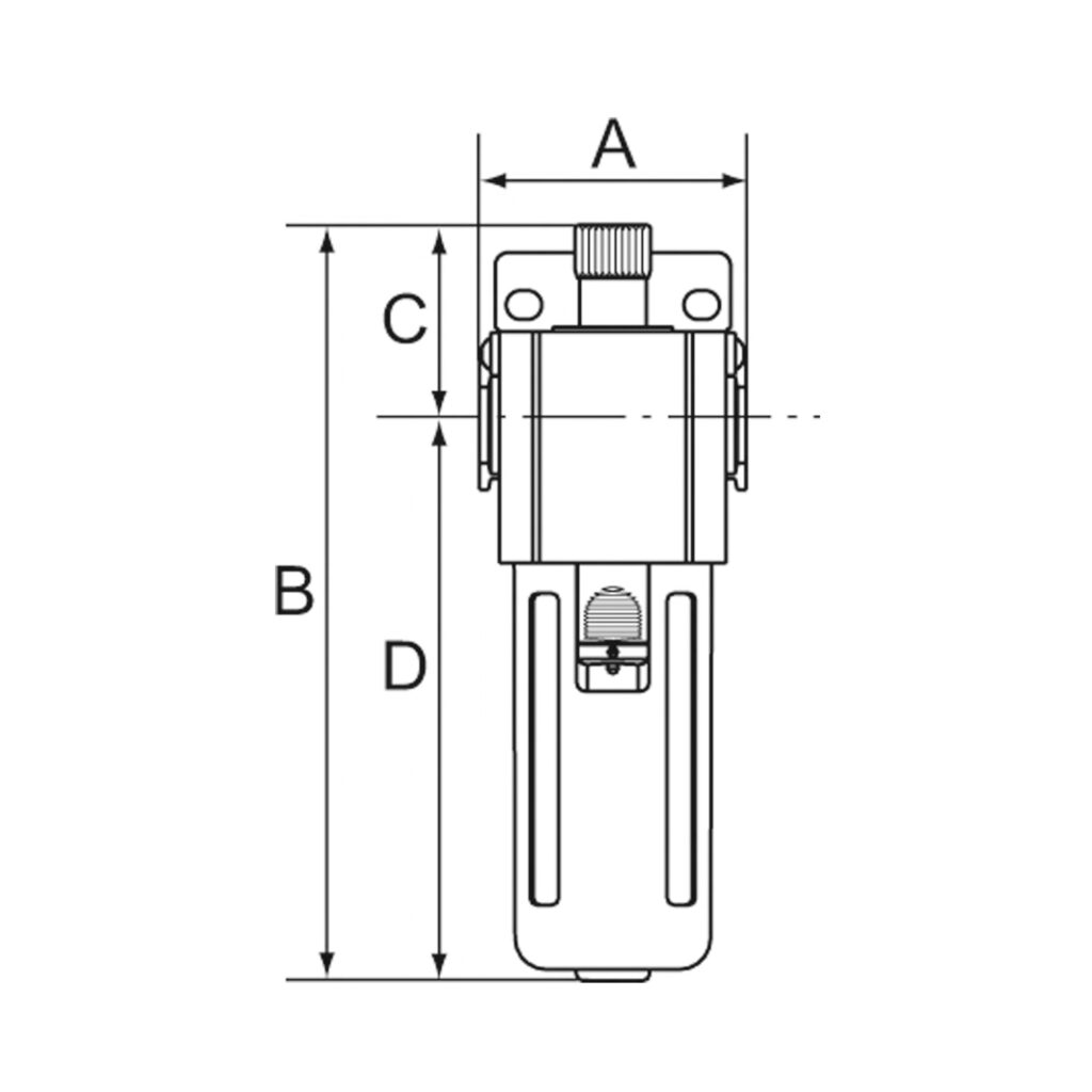 Nebelöler »GA«, mit PC-Behälter und Schutzkorb, BG 300, G 1/4