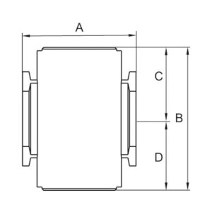 Verteiler »G«, mit 2 Abgängen, BG 300, G 1/4, PE 0 - 9 bar