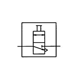 Hand-Schiebeventil, G 1/8 AG, SW 14, PN max. 10 bar