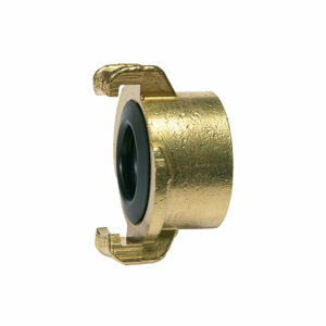 GEKA-Gewindestück, starr, Messing blank, G 1/4 IG