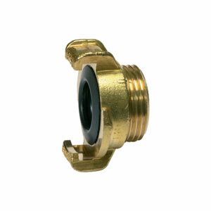 GEKA-Gewindestück, starr, Messing blank, G 1/4 AG