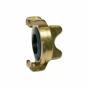 GEKA-Blindkupplung aus Messing blank