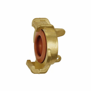 GEKA-Blindkupplung, für Trinkwasser, Messing blank