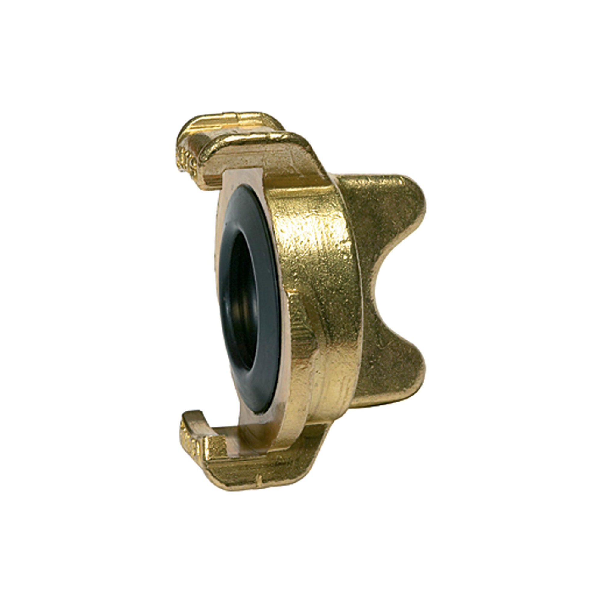 GEKA-Blindkupplung aus Messing blank