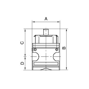 Kugelhahn 3/2-Wege »multifix«, abschließbar, BG 1, G 1/4