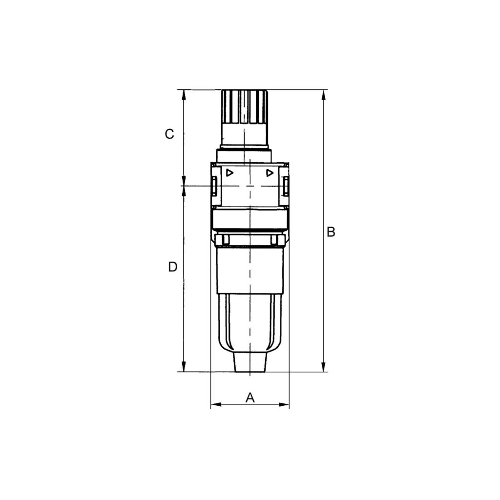 Nebelöler »multifix-mini«, mit Polycarbonatbehälter, BG 0, G 1/8