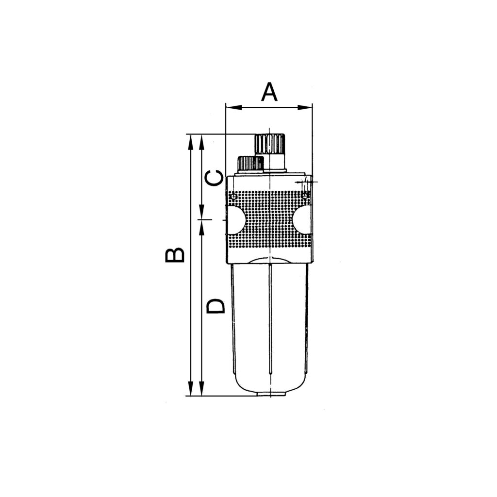 Nebelöler »multifix«, mit Polycarbonatbehälter, BG 1, G 1/4
