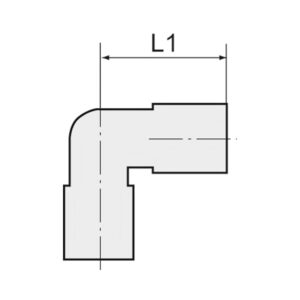 Winkel-Verschraubung, Rohr-Außen-Ø 4 mm, SW 9, SW1 10, MS vern.