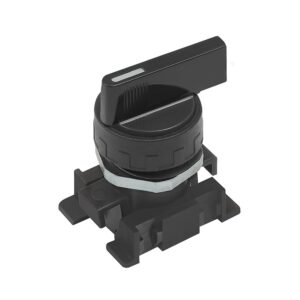 Langer Drehhebel, schwarz, 2 Stellungen, monostabil