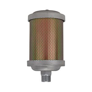 Hochleistungsschalldämpfer, Alu, Lochblech Stahl verzinkt, G 1/8