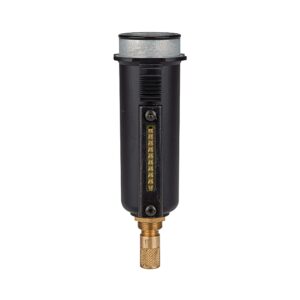 Metallbehälter mit Sichtrohr, inkl. O-Ring, mit autom. Ablass BG1