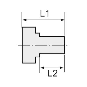 Lange Wechselreduzierung, Weichdicht., G1/4 a. G1/8 i., ES 1.4571