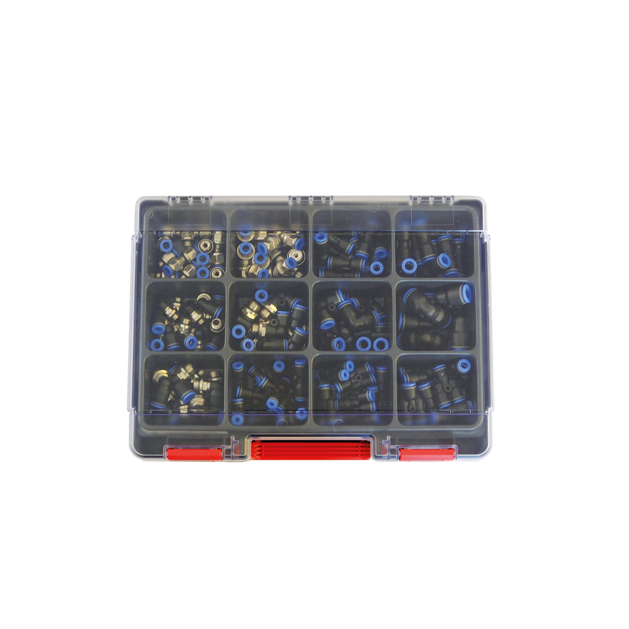 Sortimentsbox Schnellsteckver. »Blaue Serie« Bestückung reduziert