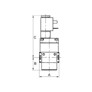 Schaltventil (3/2-Wegeventil) »multifix-mini«, 230 V AC, G 1/4