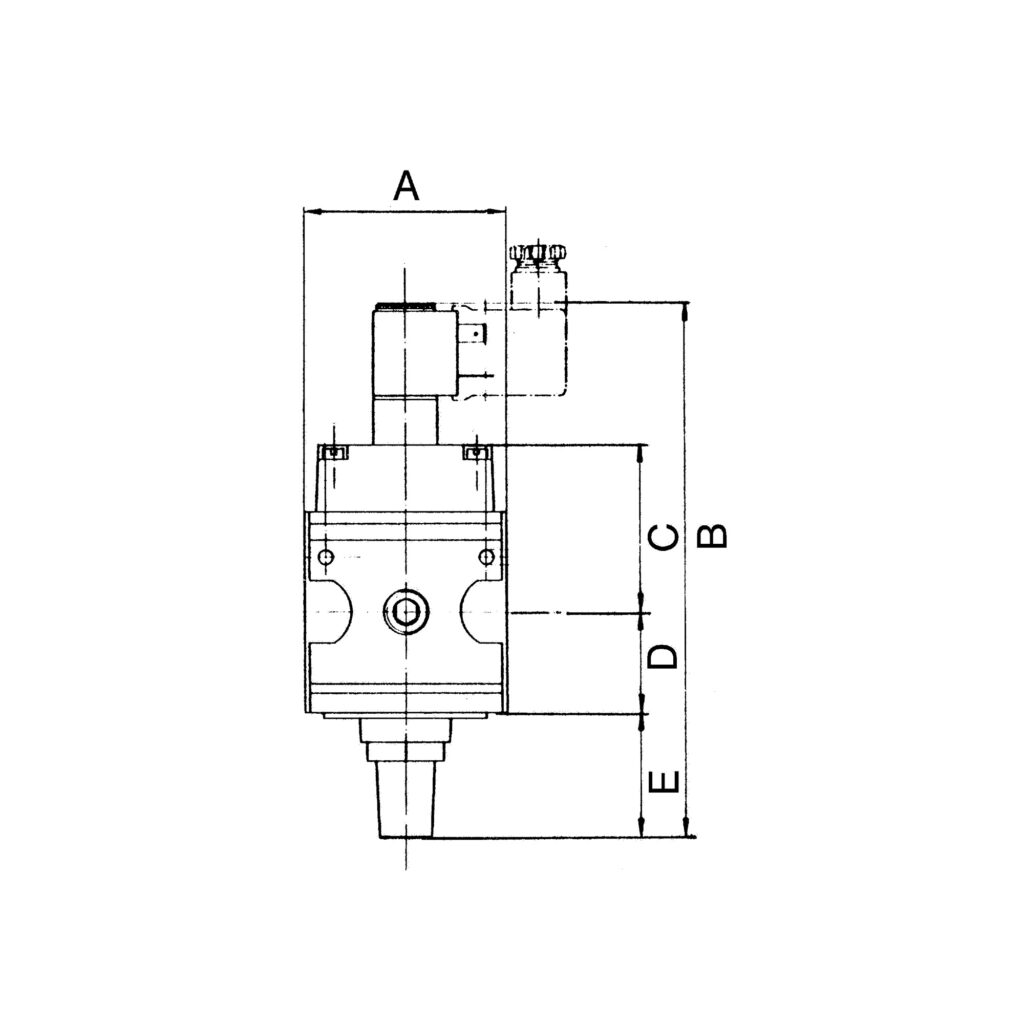 Schaltventil (3/2-Wegeventil) »multifix«, 24 V AC, BG 1, G 1/4