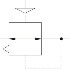 Druckregler pneumatisch vorgesteuert »SYNTESI«, BG 1, o. Buchsen
