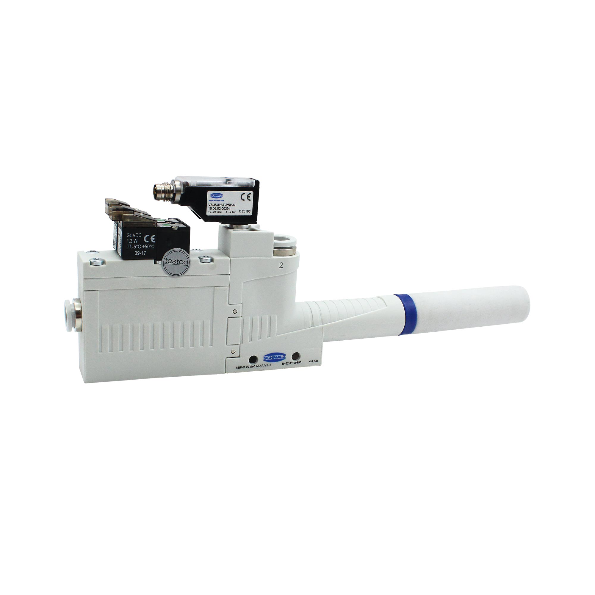 Grundejektor SBP-C, Abblasventil,el.Vakuumsch.Schalld.Düsengr.1,0