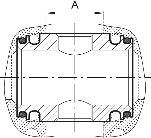 Luftabnahme 2-Wege »SYNTESI«, BG 1, G 3/8, Abgänge 2 x G 1/8