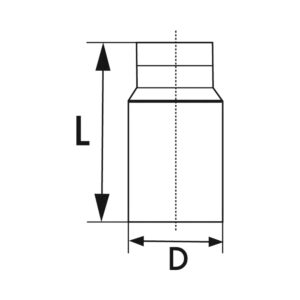 Saugkorb für Rückschlagventile, Edelstahl 1.4301, G 3/8