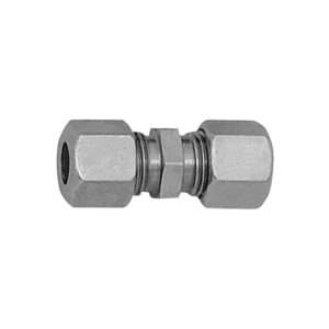 Gerade Verschraubung, Rohr-Außen-Ø 6 mm, Stahl verzinkt