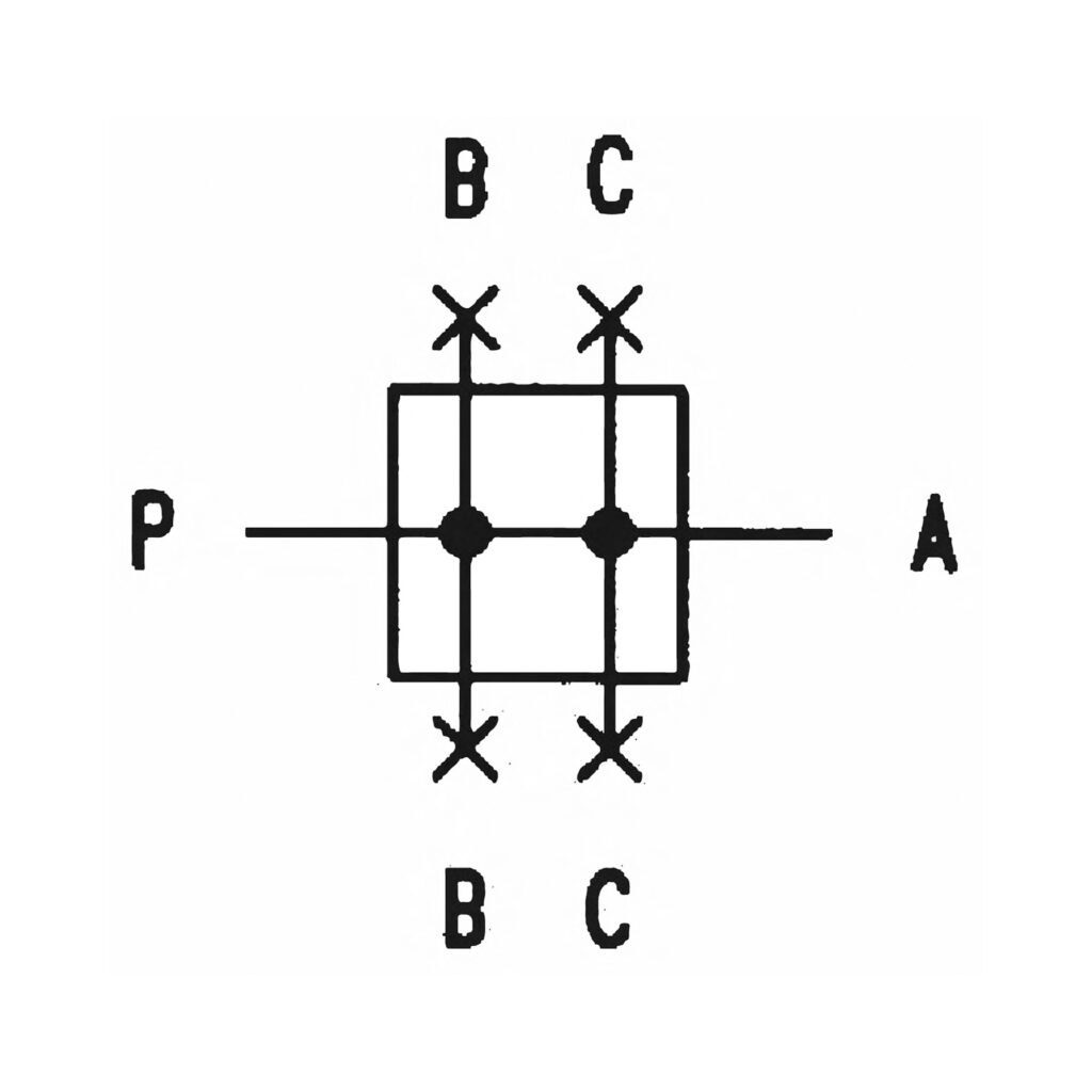 Verteiler »multifix«, schmale Ausführung, BG 1, G 1/4, 4 Abgänge