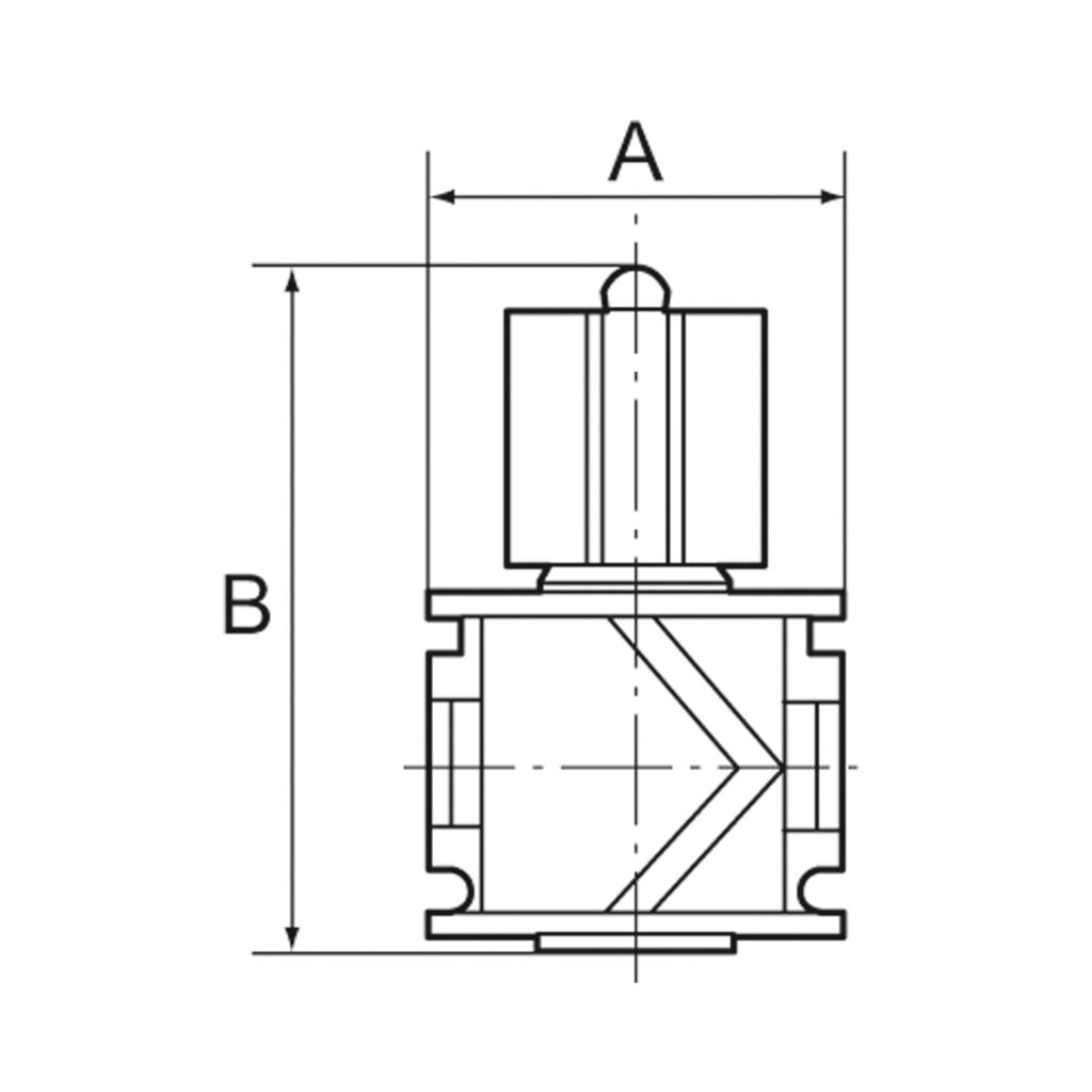 Kugelhahn 3/2-Wege »variobloc«, abschließbar, BG 1, G 1/4